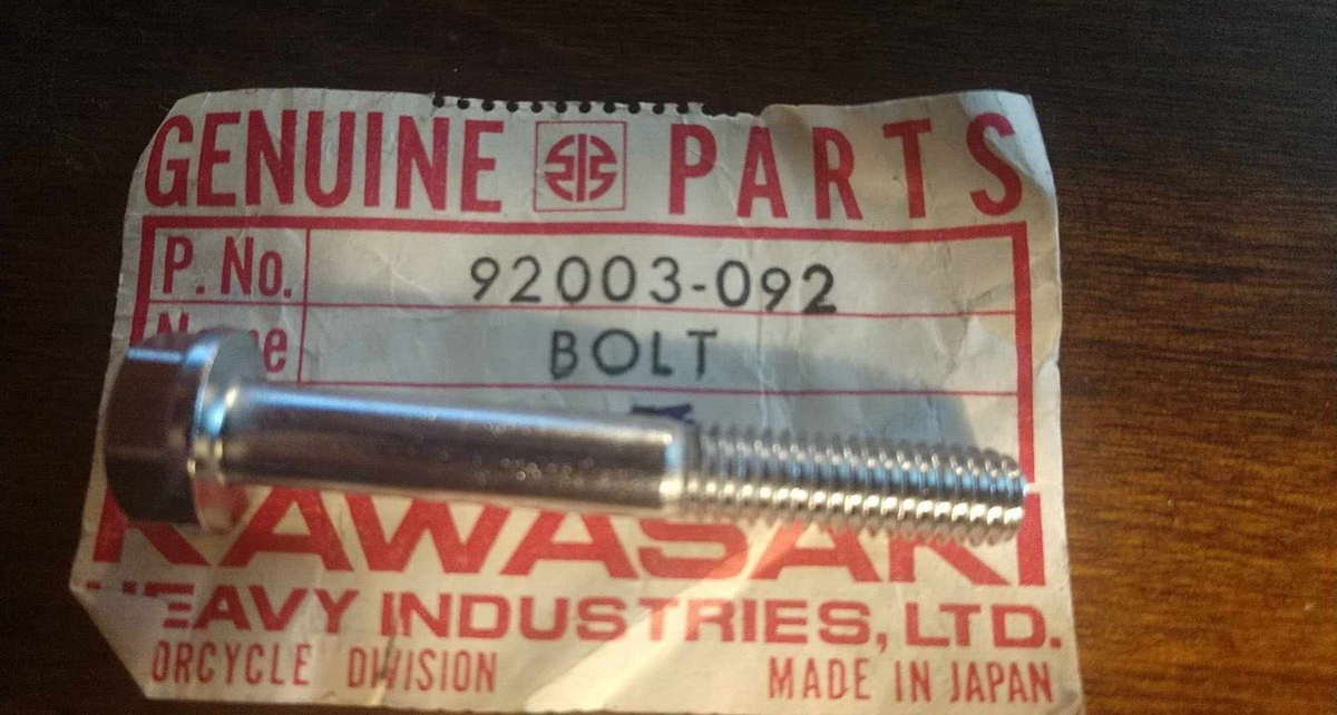 ひいとん Kawasaki NOS NEW 92003-092 Hex Bolt 6x45 Z1 KZ KZ1300 KZ1100