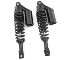 All Black Adjustable Remote Reservoir Shocks - Eye To Clevis - 320-330mm Honda