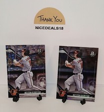 2021 Heston Kjerstad Bowman Platinum Top Prospect TOP-40 ice Parallel & Base