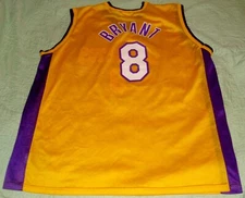 Kobe Bryant Vintage Los Angeles Lakers Champion Jersey Size Large