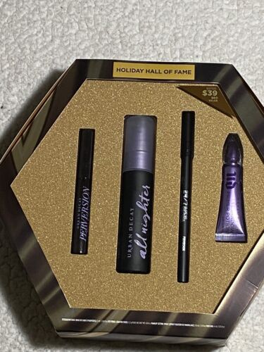 Urban Decay 4Pc Set Eyeshadow Primer Potion 24/7 Glide On Perversion All Nighter - Picture 1 of 2