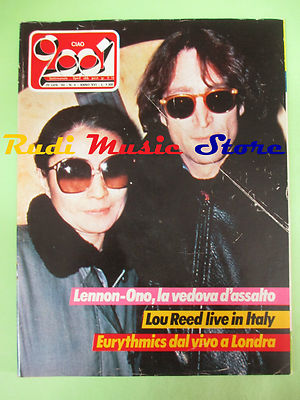 rivista CIAO 2001 4/1984 John Lennon Yoko Ono Chris Squire