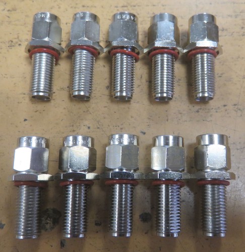 Lot 10 Fairview SMA Male (Plug) to SMA Female (Jack) Adapter Saver SM4929