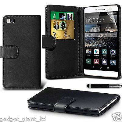 zak haakje offset PU Leather Wallet Flip Case Cover Protector in Book Style FOR Huawei P8 LITE  | eBay