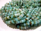 Natural Peruvian Opal Rondelle Faceted Beads 3-4mm Strand 13 inches Long Beads