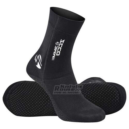 SAOLA Calze in Neoprene 3mm Calze da Nuoto Subacquee Suola in Gomma Sup Antiscivolo Calze da Nuoto