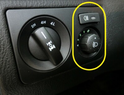 Schalter Leuchtweitenreglung Nebelleuchte Switch Leveling Fog SsangYong Rexton