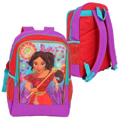1 Disney Junior Elena Of Avalor Backpack With Front Zipper Pocket # 20176