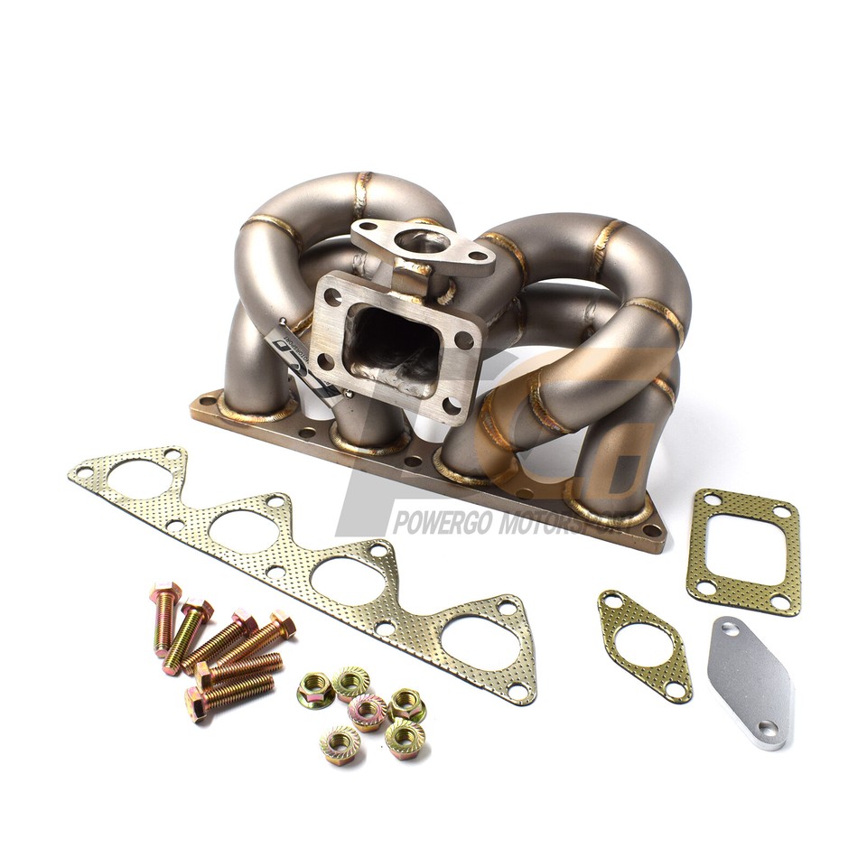 T3 Turbo Manifold For Honda/Acura B-Series – Schedule 40, 304 Stainless, 38mm WG