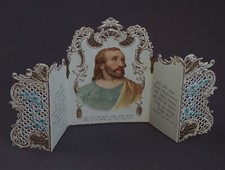 Klappkarte mit Hl. Josef um 1910 (# 11024)