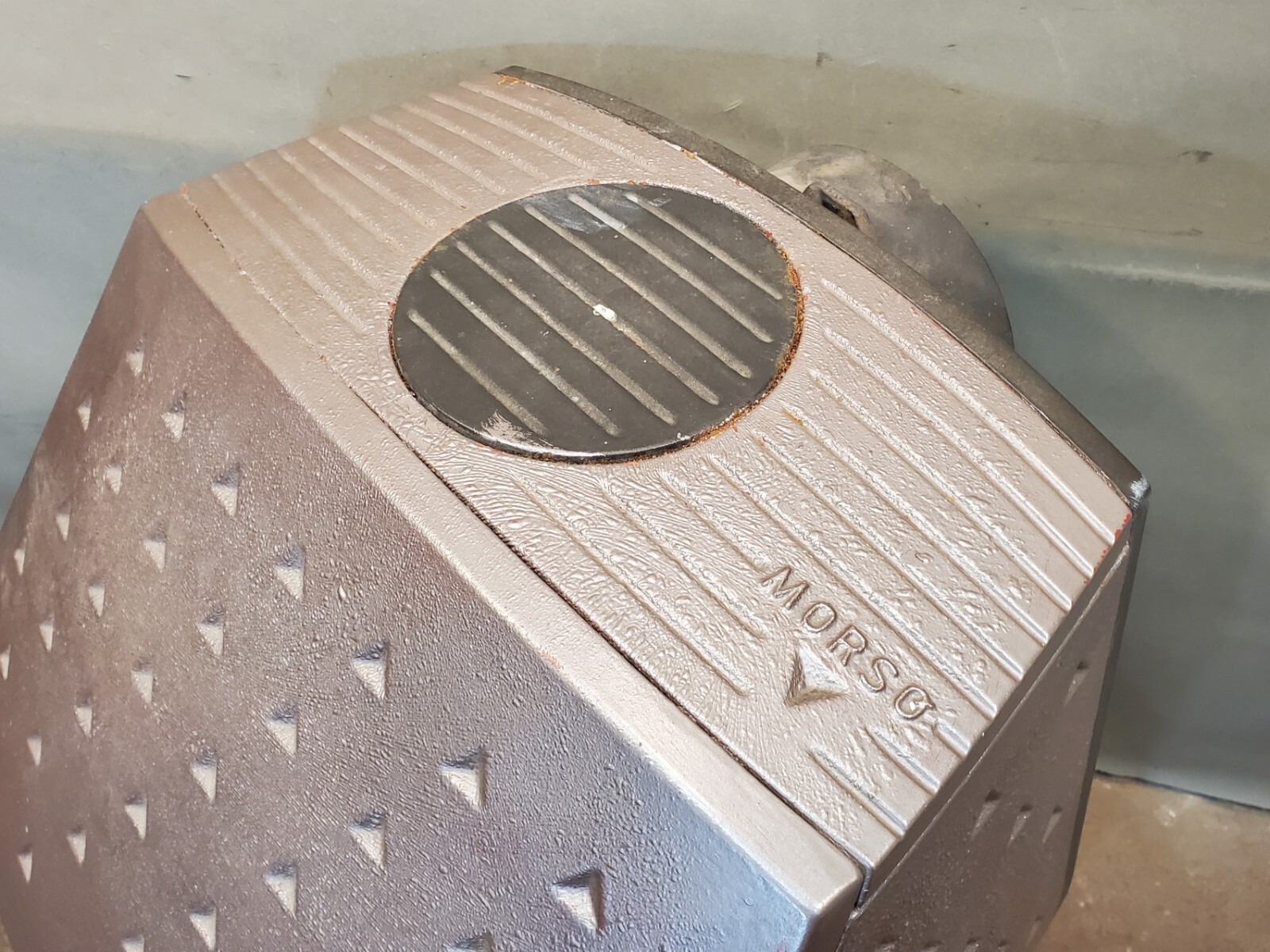 Vintage Morso 1125 Cast Iron Wood Burning Stove, 1970's Danish Modern