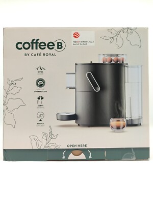 CAFE ROYAL CoffeeB Globe Kapselmaschine Kaffeemaschine Schwarz 1450W  #KT2775D