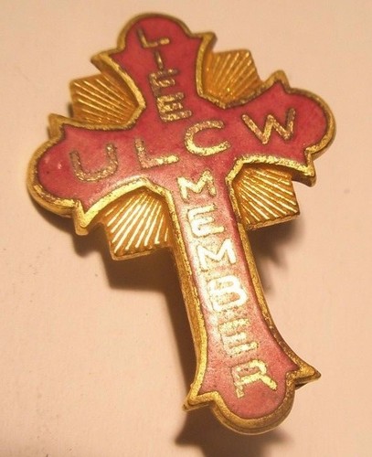ULCW Life Member Lapel Pin United Lutheran Church Women worship p68