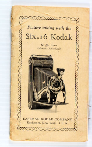 Original Kodak Six-16 avec manuel d'instructions ménisque - septembre 1931 - Photo 1 sur 1