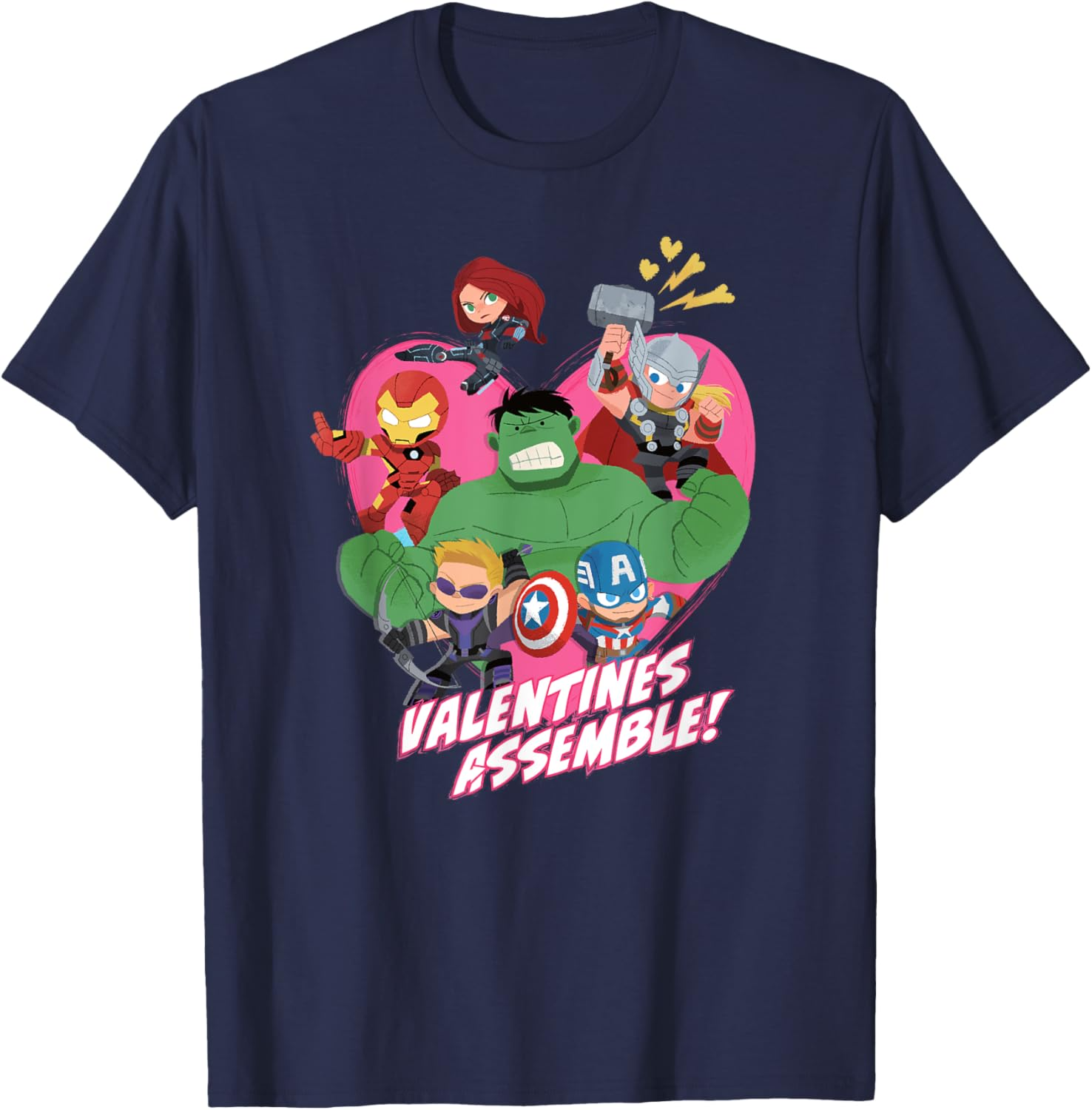 Marvel Avengers Valentine's Assemble  Sweatshirt T-shirt