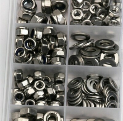Set 510 Dadi E Rondelle - M2, M3, M4, M5, M6, In Acciaio, Per Progetti Fai Da Te E Riparazioni - Foto 2