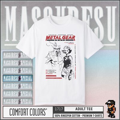 Metal Gear Solid [Snake Meryl v3] Premium T-Shirt - Kojima Solid