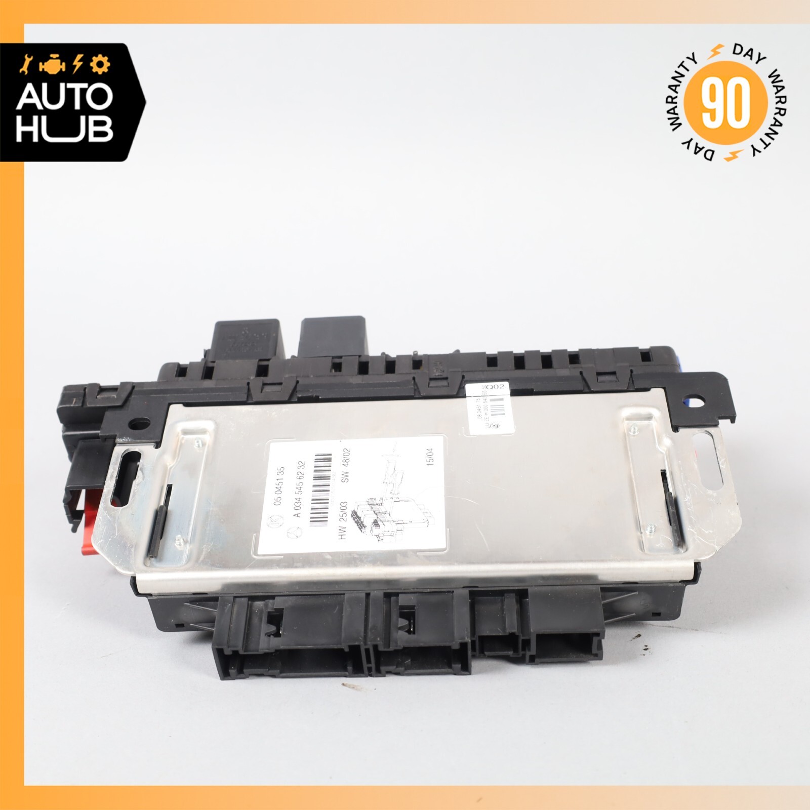 03-12 Mercedes R230 SL500 SL55 AMG Rear SAM Fuse Box Relay Module OEM