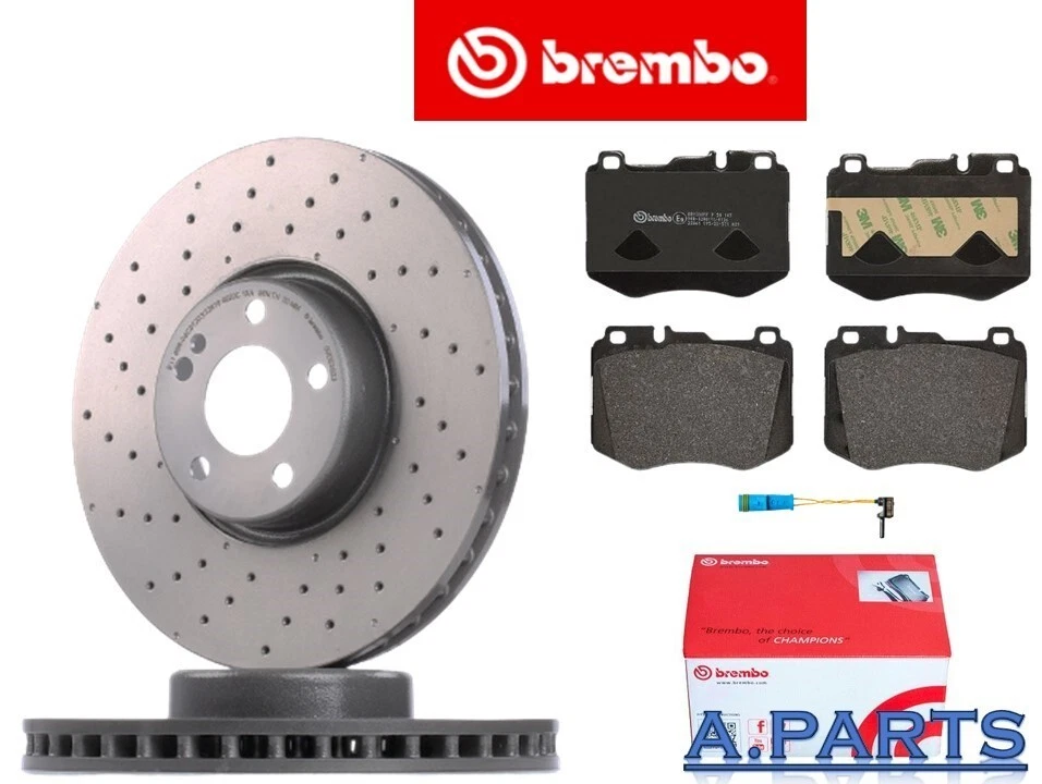 BREMBO BREMSENSATZ GELOCHT 342mm WK VORNE MERCEDES-BENZ CLS C257 W213 X253 C253 - Bild 1 von 1