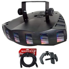 Chauvet DJ DERBY X DMX-512 Multi Colored LED Derby Club Light Effect Cable Clamp