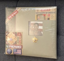 NEW Boy Scouts of America 12x12  Scrapbook Kit Over 105 Pieces 