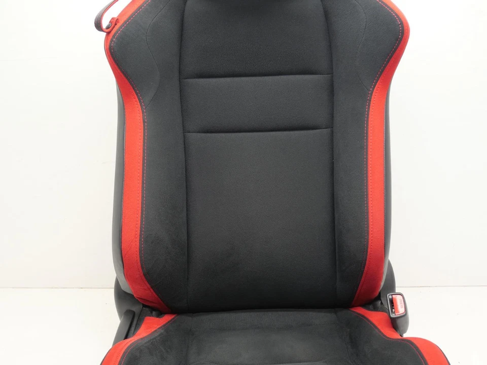 Toyota 86 TRD 2017-2020 pasajero delantero derecho asiento con canastilla negro rojo OEM Foto 3 de 4