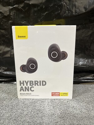 Baseus HYBRID ANC BOWIE MA10 True Wireless Earphones IPX6 Waterproof 140H Batter