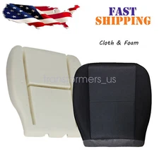 Driver Bottom Cloth Seat Cover And Foam Cushion For 2007-13 Chevy Yukon XL 1500