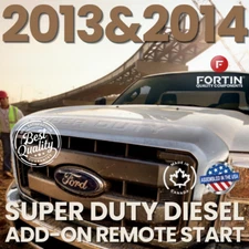 2013 & 2014 Ford Super Duty DIESEL Remote Start Kit. 100% Plug-In Installation.