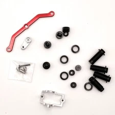 STRC Complete Traxxas TRX-4M Aluminum Steering and Shock Upgrade Package (R/S/BK