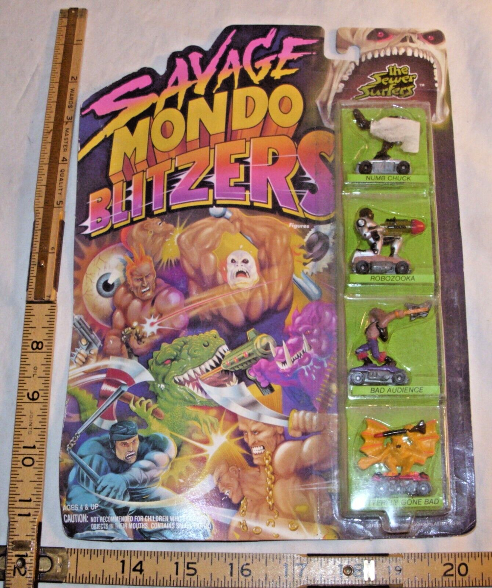 KENNER SAVAGE MONDO BLITZERS THE SEWER SURFERS MOC | eBay
