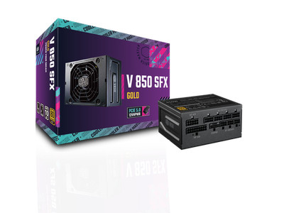 Cooler Master V850 SFX Gold 850W Fully Modular Power Supply - 80+ Gold Certified