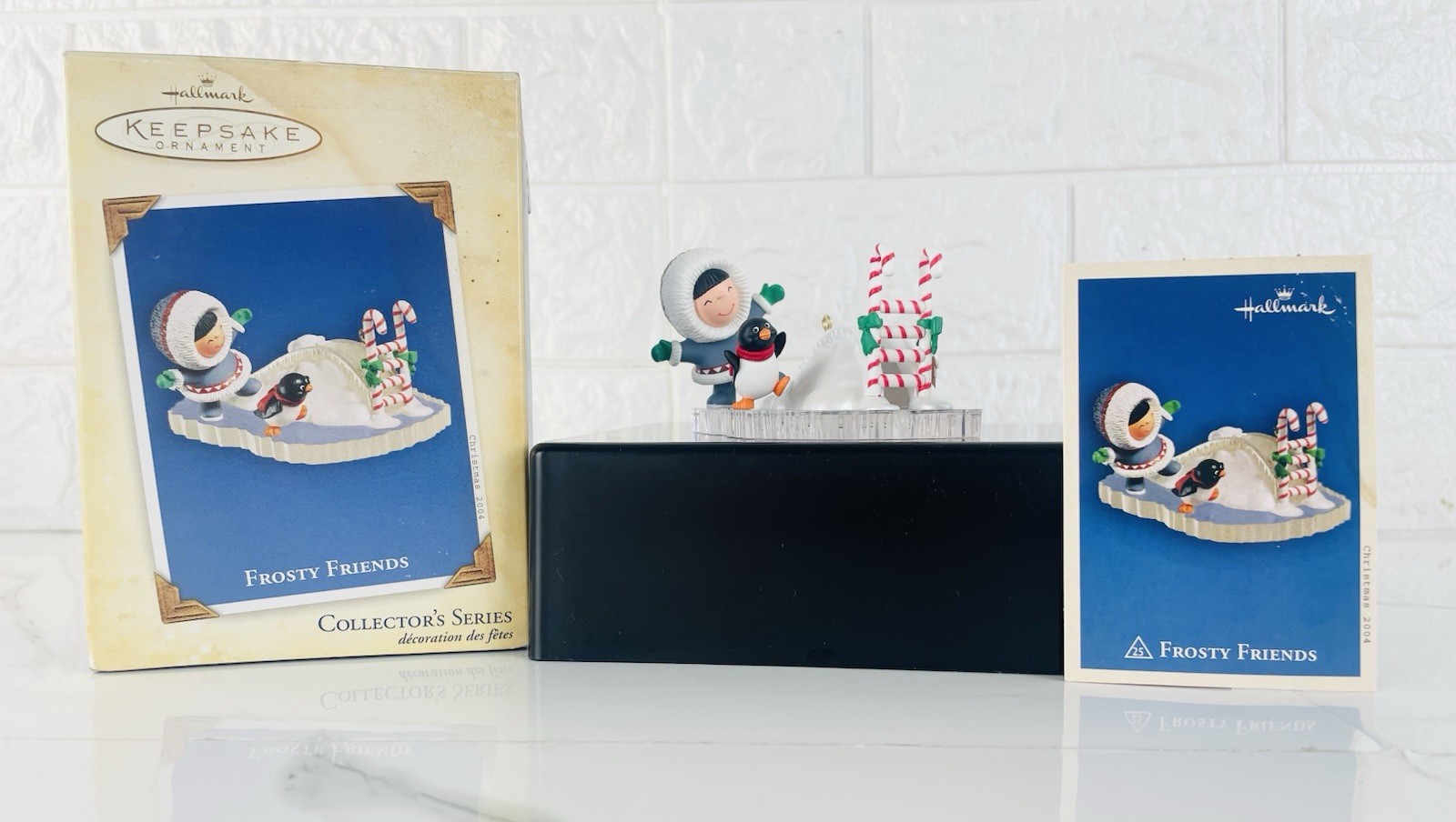 Hallmark Keepsake Christmas Tree Ornament Frosty Friends 2004 With Memory Card