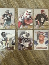 1996 Fleer Metal Football Lot (6) Boselli Johnston Jeff Blake 90s 