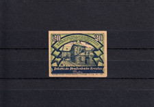 Breslau/ St&auml;dtische Stra&szlig;enbahn, 20 Pfennig, Reklame "Gl&uuml;cksmann"