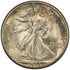 1943-S Walking Liberty Half Dollar MS65 PCGS Gorgeous Original Skin Rim Toning