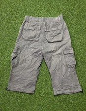 Vintage Alpha Industries 3/4 cargo shorts streetwear y2k style size 34