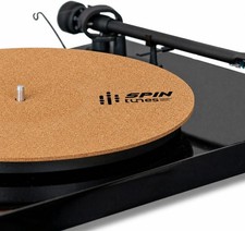 Cork Turntable Mat, 3mm Thick Slip Mat for Vinyl Record Players, High-Fidelit...