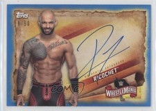2020 Topps WWE Road to Wrestlemania Auto Blue 20/50 Ricochet #A-RC Auto 08jk