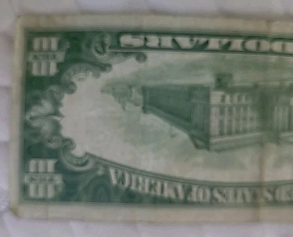Series 1950 A 10$ Dollar Bill Federal Reserve Note Ten Dollars - Image 3 of 4