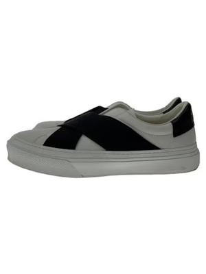 GIVENCHY/Double Webbing Band/Low-Top Sneakers/Size 41/White/Leather