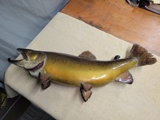 Vintage Brown Trout Fish Taxidermy Wall Mount 28"