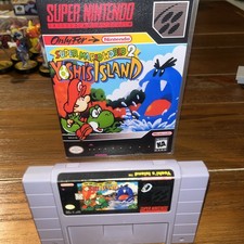 Super Mario World 2 Yoshi’s Island SNES Authentic Cartridge  Working Read