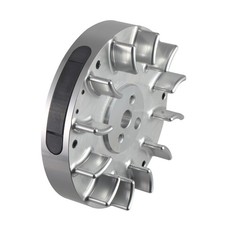 Silver Billet Flywheel Aluminum 28 Degree For Predator 79cc Go Kart Mini Bike