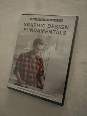 Great Courses - Graphic Design Fundamentals by Timothy Samara (2018, DVD)