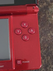 Nintendo 3DS Flare Red System w/ Charger, Stylus & 4GB microSD + Adapter