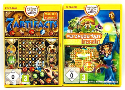Bundle 3-Gewinnt 7 Artifacts und Die verzauberten Inseln PC CD-ROM