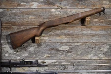 M1 Garand Walnut Stock Butt Plate and Sling Swivels