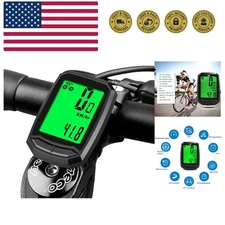 Bicycle Speedometer Waterproof Wireless Cycle Bike Computer Bicycle Odometer ...