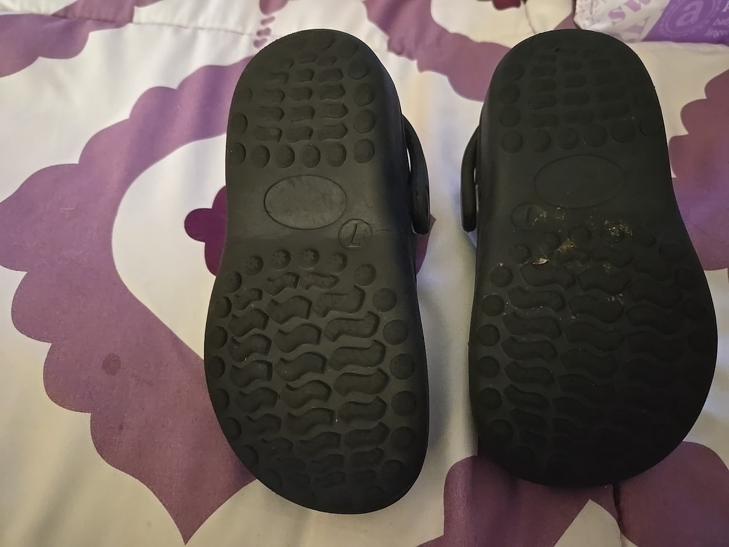 Black Unisex Clogs Water Sandals Shoes Adult Classic Clog Size 7 B62 image 2